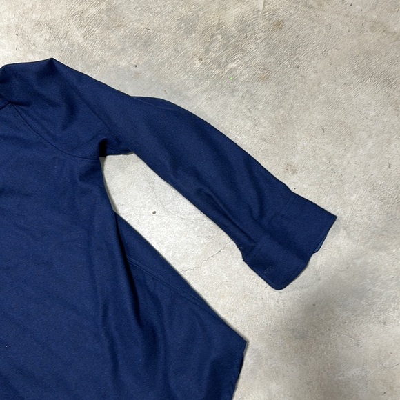 Navy blue wool button up shirt/jacket / size‎ M - Picture 8 of 11